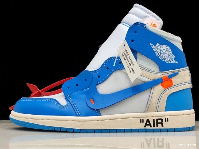 Blue Off-White UNC 1 Air AQ0818-148 Jordan Powder 0816
